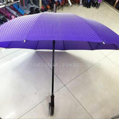 Wholesale supply of new straight rod umbrella, a little bit of a multi - pattern clear umbrella