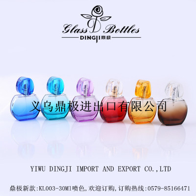 Factory direct KL003 spray -30ML crystal perfume bottle K material cover