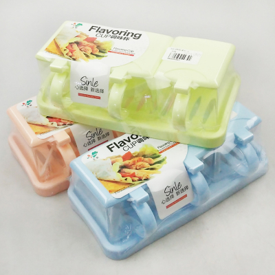 Ten Yuan Store Supply Kitchen Supplies Plastic Condiment Dispenser Seasoning Cup 3 Groups 2500 Condiment Dispenser