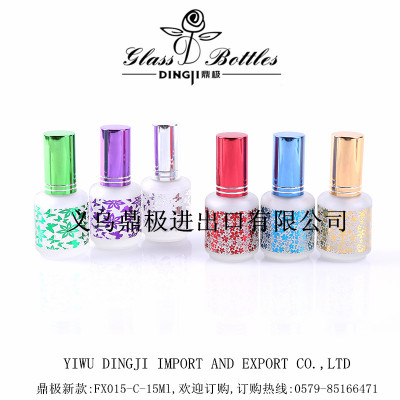 Factory direct sales FX015-C hot stamping glass perfume bottle