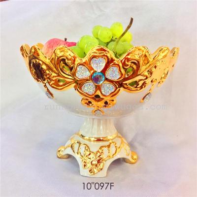 New ceramic wholesale fruit fruit bowl Home Furnishing creative ornaments crafts ornaments