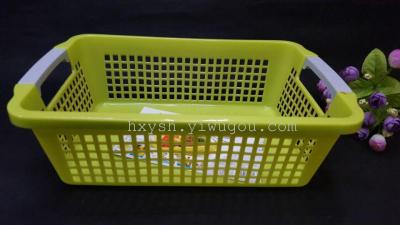 Plastic square basket square basket rectangular hand basket. 8339-667