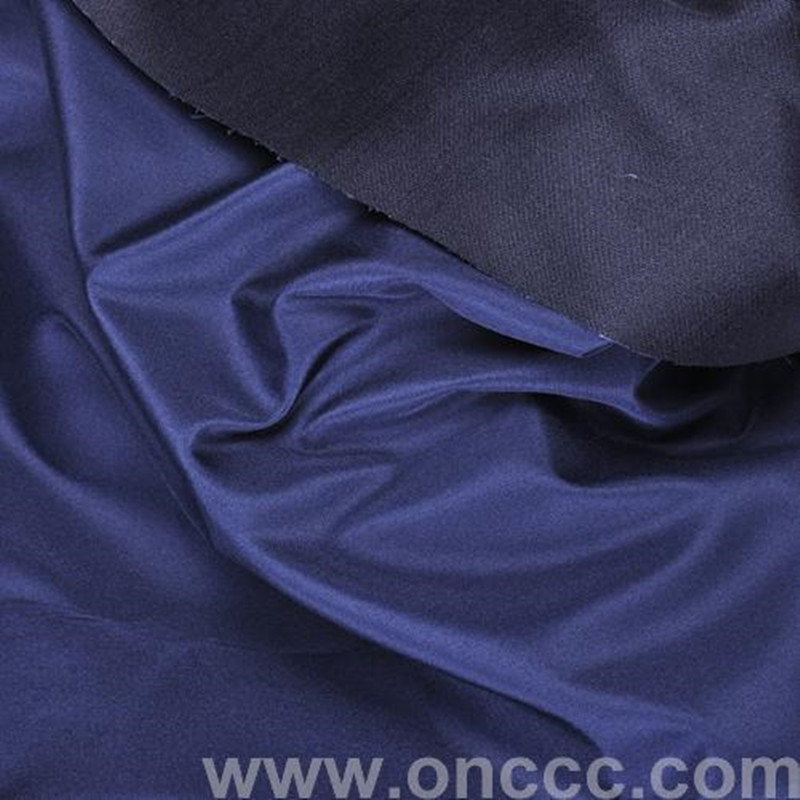 蓝色 复合  春亚纺