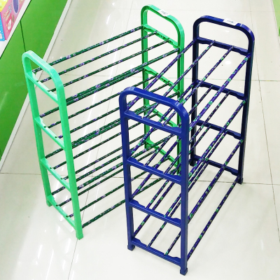 Ten Yuan Store Boutique Supply Creative Shoe Rack Patchwork Shoe Rack 48-42 Small Shoe Rack (Flower Stem)