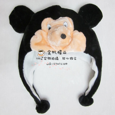 Foreign trade children qiu dong new cartoon hat adult animal hat-hat mickey cute hat.