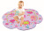 Pink Petals Game Blanket Baby Game Flap Music Crawling Mat 2605#