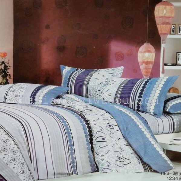 地摊热卖仿全棉钻石绒被套床单四件套2米被套