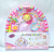 Pink Petals Game Blanket Baby Game Flap Music Crawling Mat 2605#