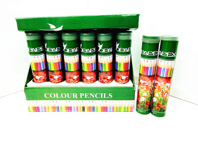 12 iron cylinder color pencils (can be customized according to customer requirements)