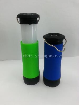 Hot retractable lamp, plastic camping lamp, lantern, tent lamp, flashlight