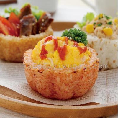 You can eat Steamed Rice cup baking mold is Rice and vegetable roll DIY gadget