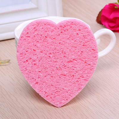 Thickening Face Washing Sponge Makeup Cotton Cleaning Sponge Bamboo Charcoal Face Wash