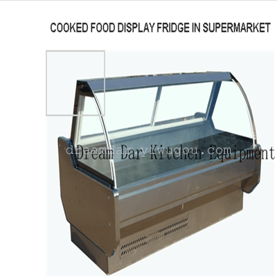 Supermarket cooked food refrigerated display cabinets (can be customized size) cake display cabinets