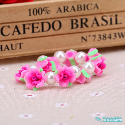 Folk style sweet fresh flowers LS Bracelet accessories