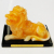 Ten Yuan Store Delivery Fine Ornaments Resin Crafts Imitation Jade Ornaments Crystal with Seat Yellow Lion