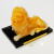 Ten Yuan Store Delivery Fine Ornaments Resin Crafts Imitation Jade Ornaments Crystal with Seat Yellow Lion