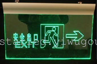 led sign exit sign, open sign wc sign