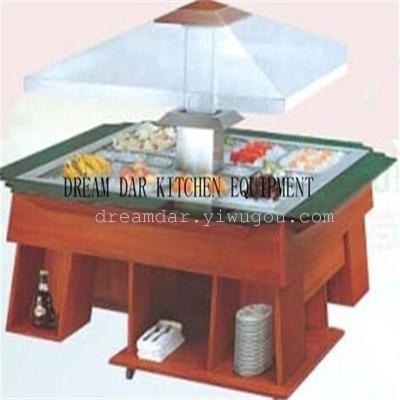 Deluxe Buffet salad buffet table (square lifting table size can be customized)