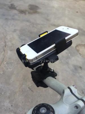 Mobile phone bracket for motorcycle