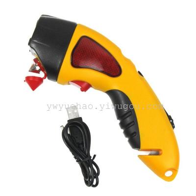 Outdoor vehicle escape life-saving safety hammer broken windows hammer with 5LED