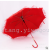 Factory 55*8K Lovely Skirt Wedding, Marriage Umbrella Bridal Lace Umbrella Red Umbrella Custom Wholesale