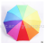 Four Fold 58*10K Rainbow Umbrella Advertising Umbrella Wholesale Custom Umbrella Factory Direct Sales Umbrella