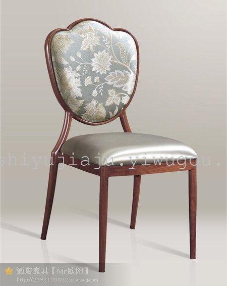 仿木椅 圆背椅 包厢椅 金属软包椅