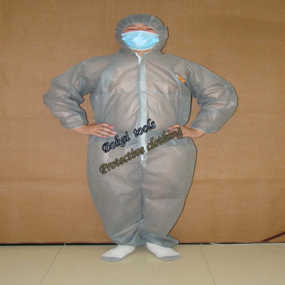 Disposable SMS light dust protective clothing protective clothing grey dustproof clothing Oriental Plastic 2007