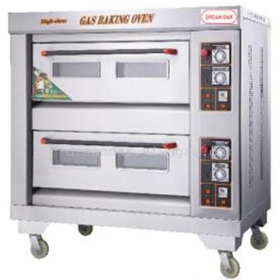 Six layer two plate gas oven pizza oven baked bread baked pizza