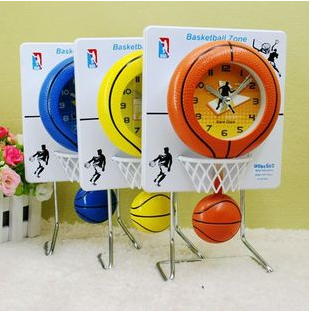 NBA Basketball Alarm Clock Lazy Home Supplies Bedroom Antair Nightstand Alarm Plastic Creative Gift