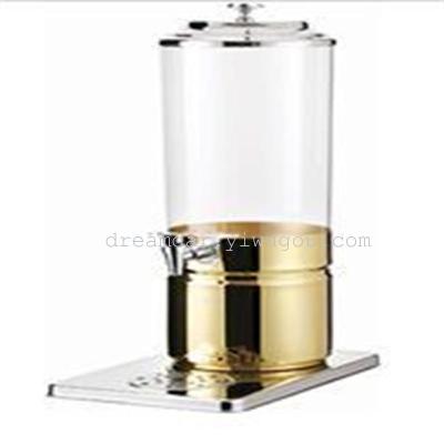 juice dispenser with brass legs / factory direct
