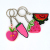 Fruit PVC soft PVC Keychain key ring factory custom