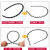 On the Korean version of the popular wave break Unisex Hoop Ring hairpin head ornaments