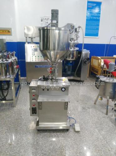 Factory Direct Sales New Vertical Pure Pneumatic Paste Constant Temperature Filling Machine in Stock