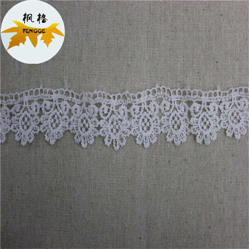 厂家直销  牛奶丝单边花边材料 手工DIY辅料