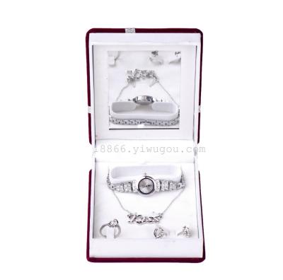 Ladies boutique high-end gift Necklace Earrings Gift Watch Gift Set