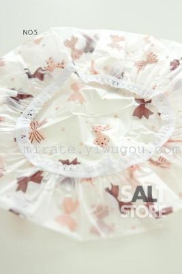 EVA printing transparent bottom elastic lace cap