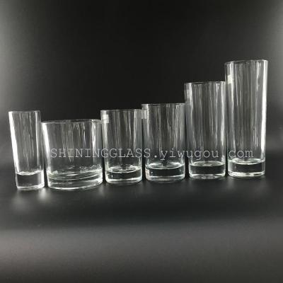 No cover straight glasses wholesale household colorless transparent straight milk cup lemon cup cup