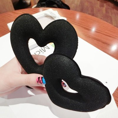 Heart shaped sponge energy-saving energy-saving donut head meatball head hair tools