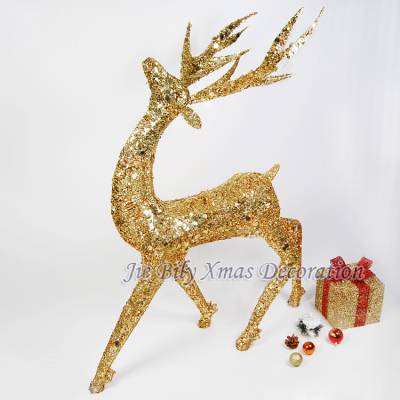 2015 Top Sale Christmas  Metal Crafts  Decoration Reindeer Indoor Home Decoration
