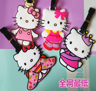PVC soft Adorable HelloKitty shape soft luggage factory direct sales
