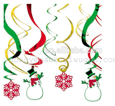 Christmas Swirl Decorations