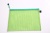 Office learning grid zip file bag transparent portable storage file bag