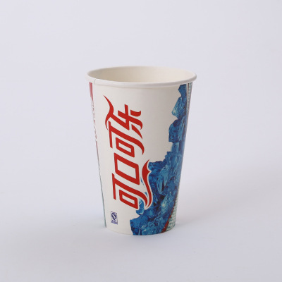 Manufacturers direct one-time thickening of 16 ounces of double-dip milk tea cup coke cup double-layer cup