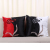 The waist pillow pillow pillowcase with embroidered bed sofa cushion cushion car without core