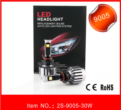 A new generation of LED car headlights, 9005 with fans