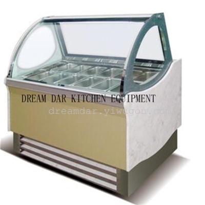 Ice cream display cabinet manufacturers selling customized size
