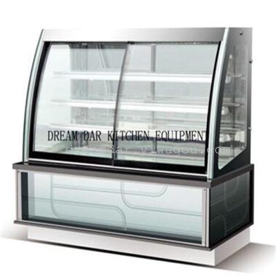 European style front door cake cabinet cake display cabinet bread display cabinet refrigerator
