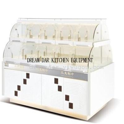 Two - Story - floor double - sided bread display cabinet manufacturers can be customized size