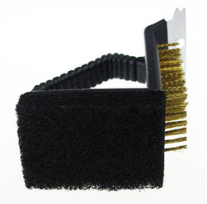 Multi function cleaning brush with a brush with a right angle brush shovel, scraping, rub the three with one brush